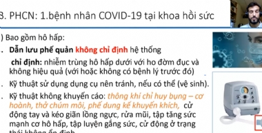 Phục hồi chức năng hô hấp / Phục hồi chức năng ở bệnh nhân mắc COVID-19: Những điểm đặc biệt